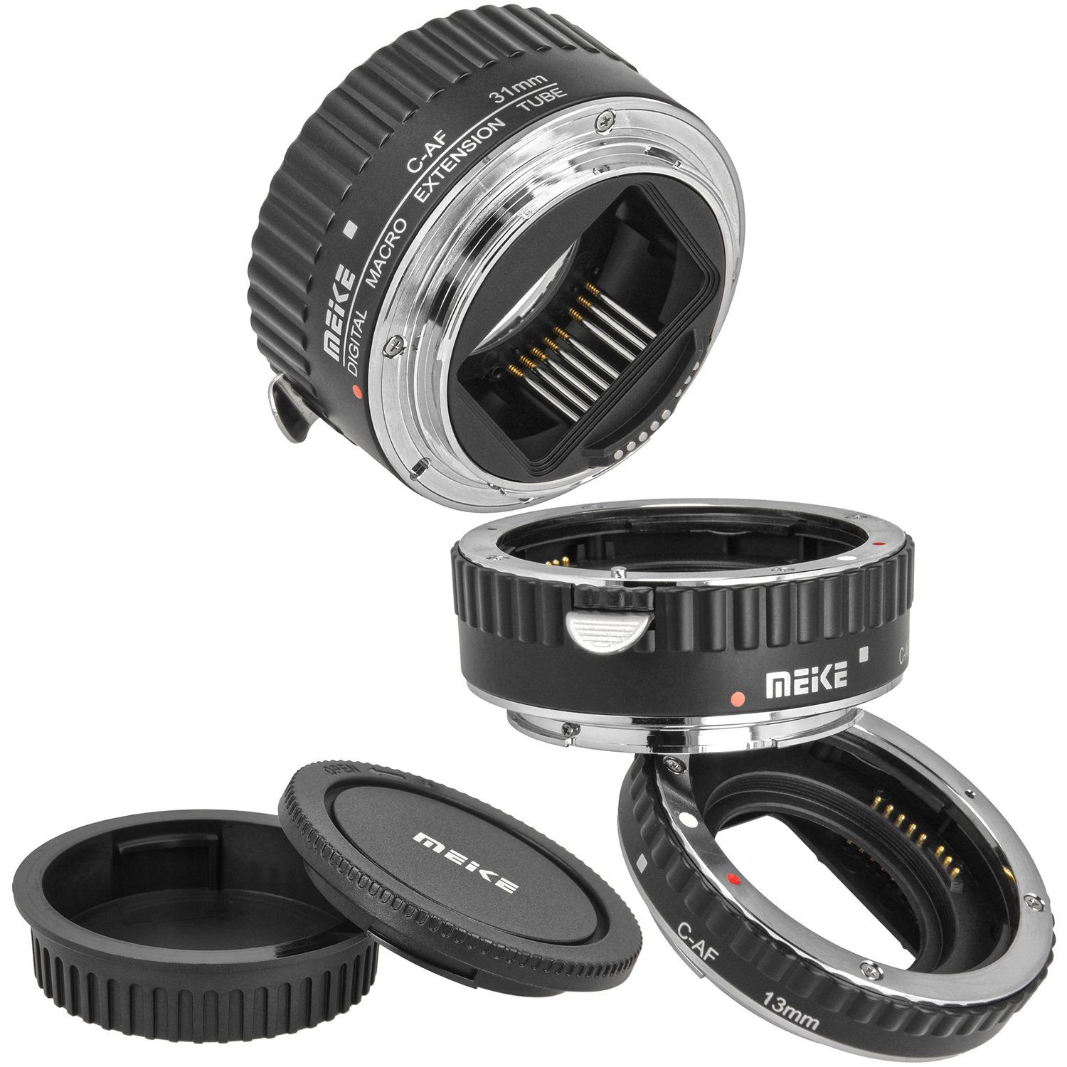 Meike Automatik Zwischenringe für Canon 3-teilig 31/21/13mm für Makrofotos Makroobjektiv