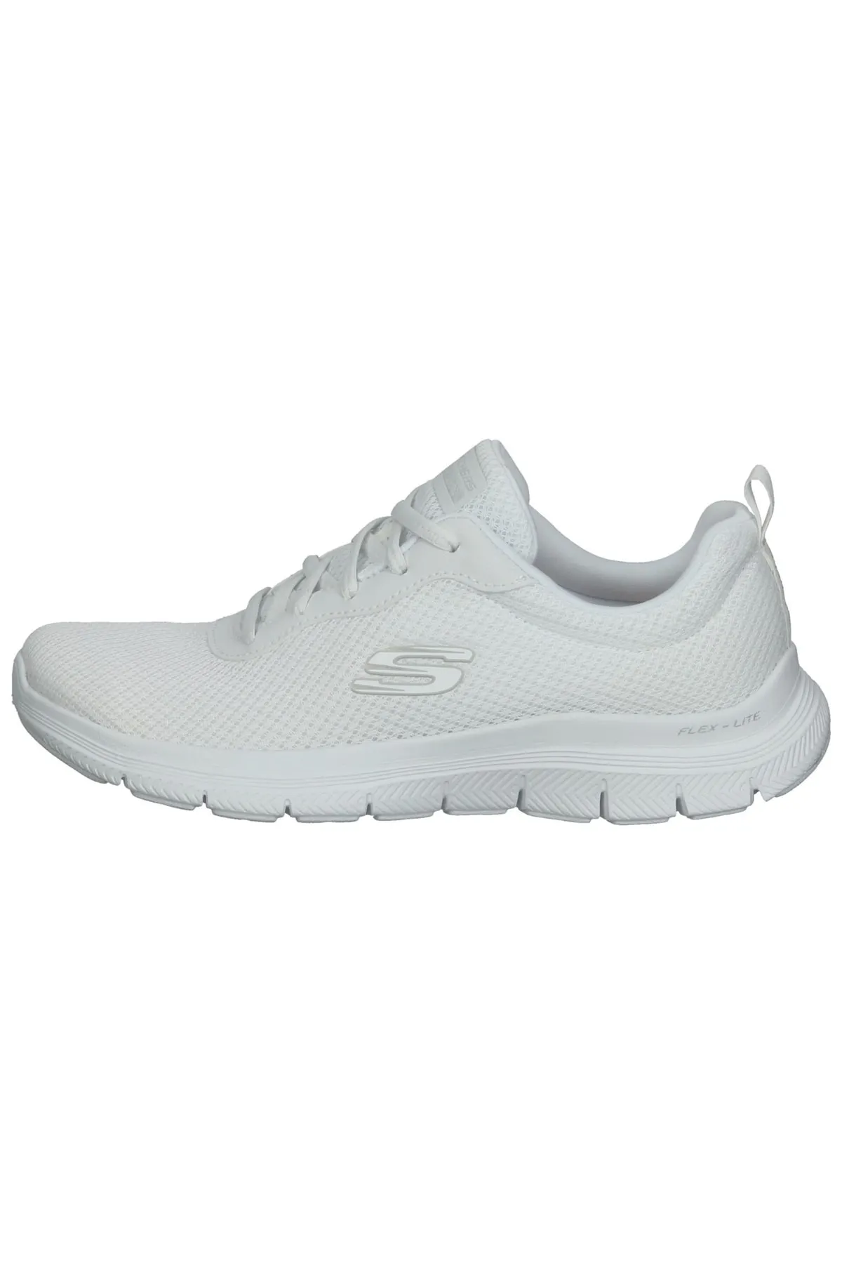 SKECHERS  Sneaker - Weiß - Flacher Absatz