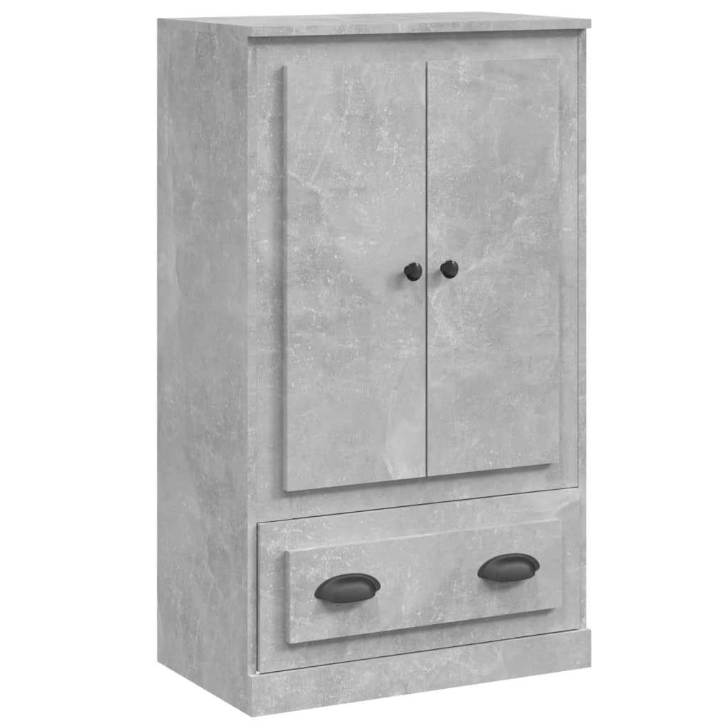 vidaXL Anrichte Highboard Betongrau 60x35,5x103,5 cm Holzwerkstoff Kommode