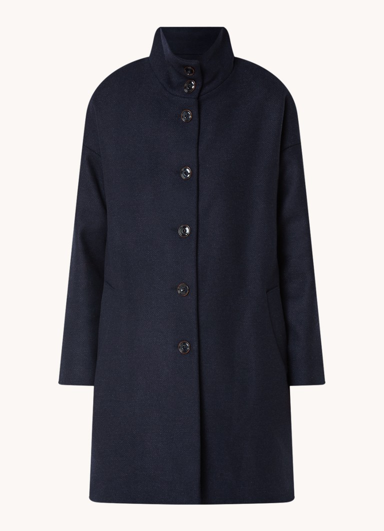 Sessùn Paradise coat in wool blend with side pockets