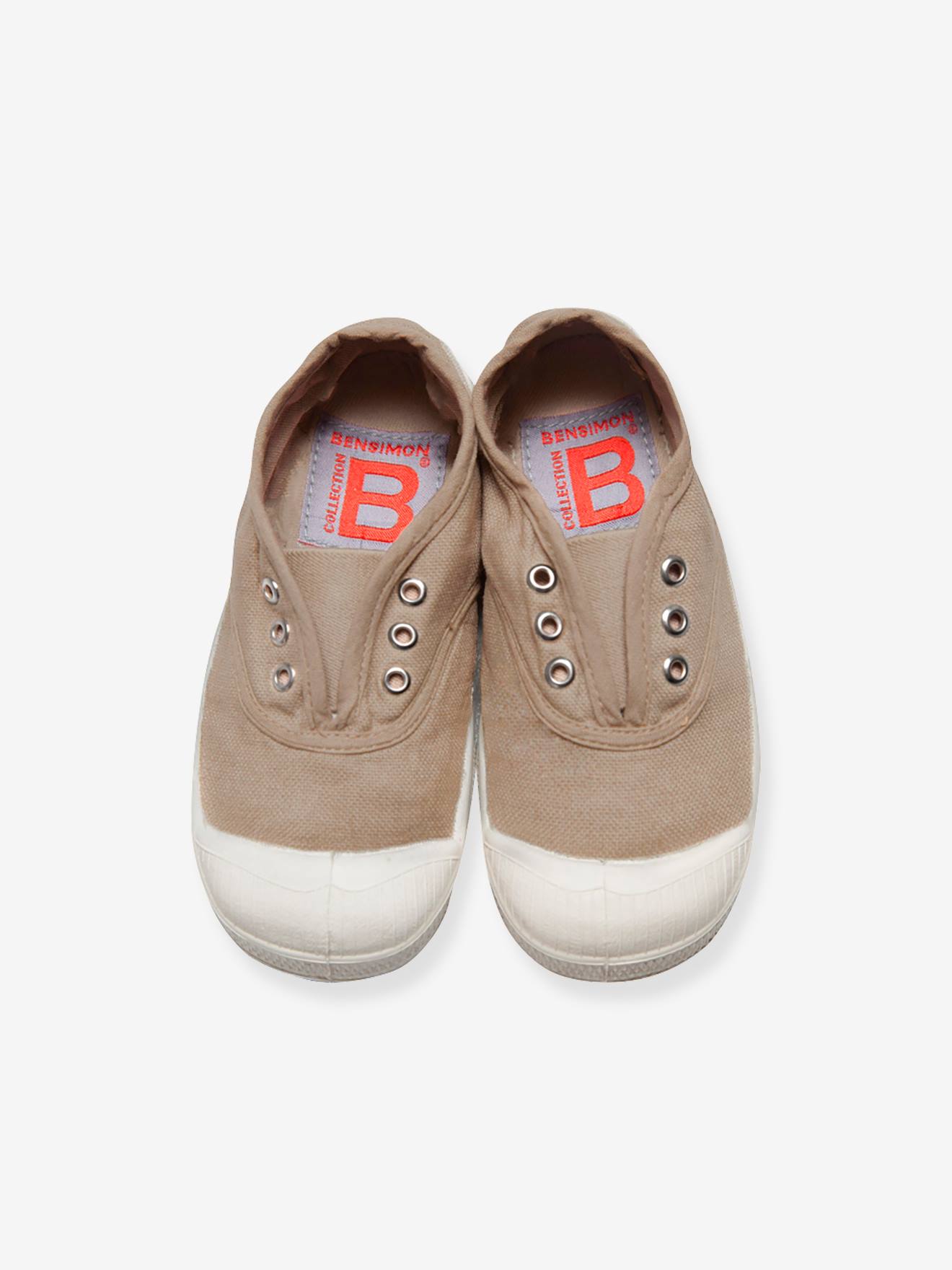 Bensimon Kinder Stoffschuhe mit Gummizug ELLY BENSIMON Oeko-Tex - khaki