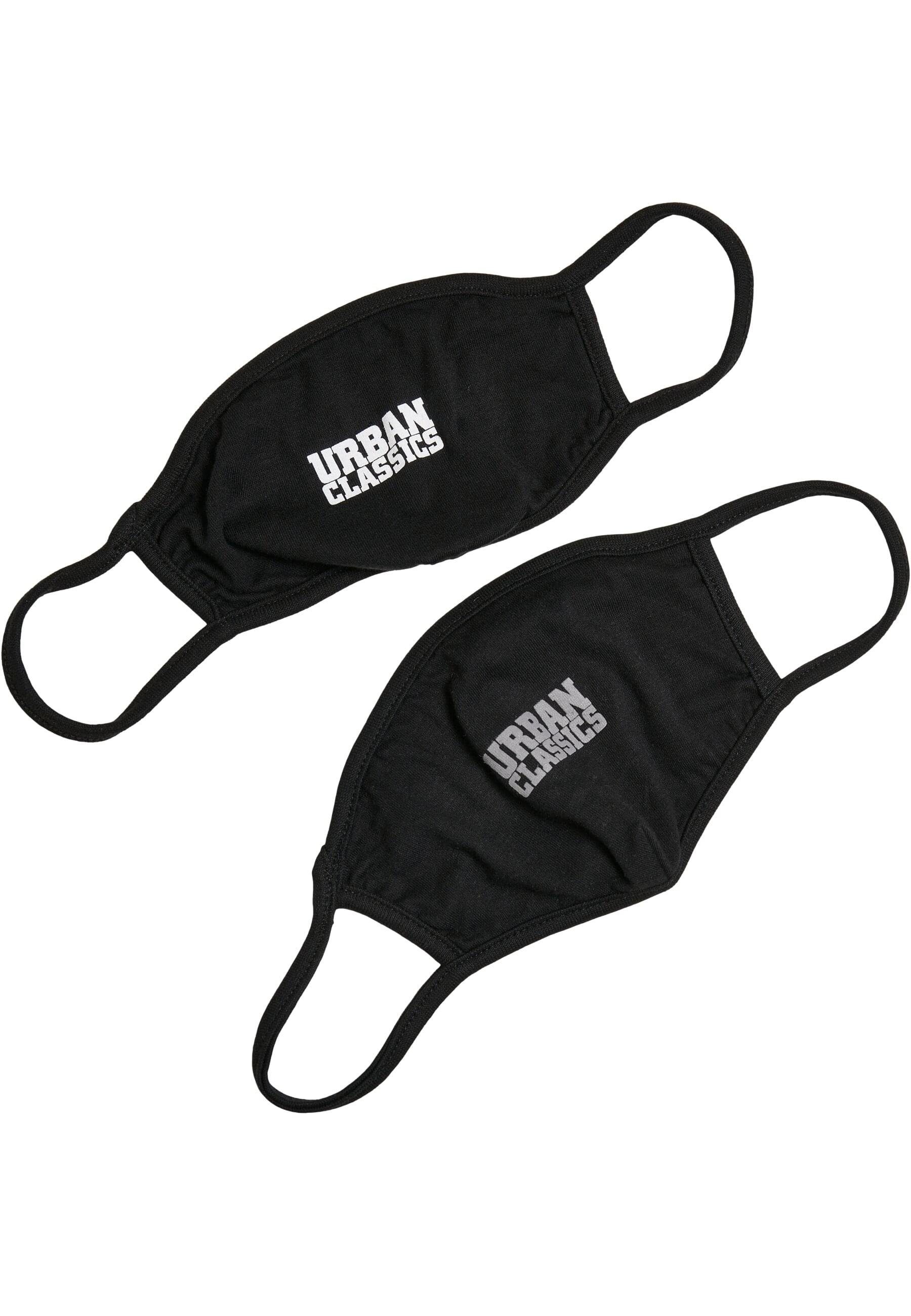 URBAN CLASSICS Mund-Nasen-Maske Unisex Urban Classics Cotton Face Mask 2-Pack