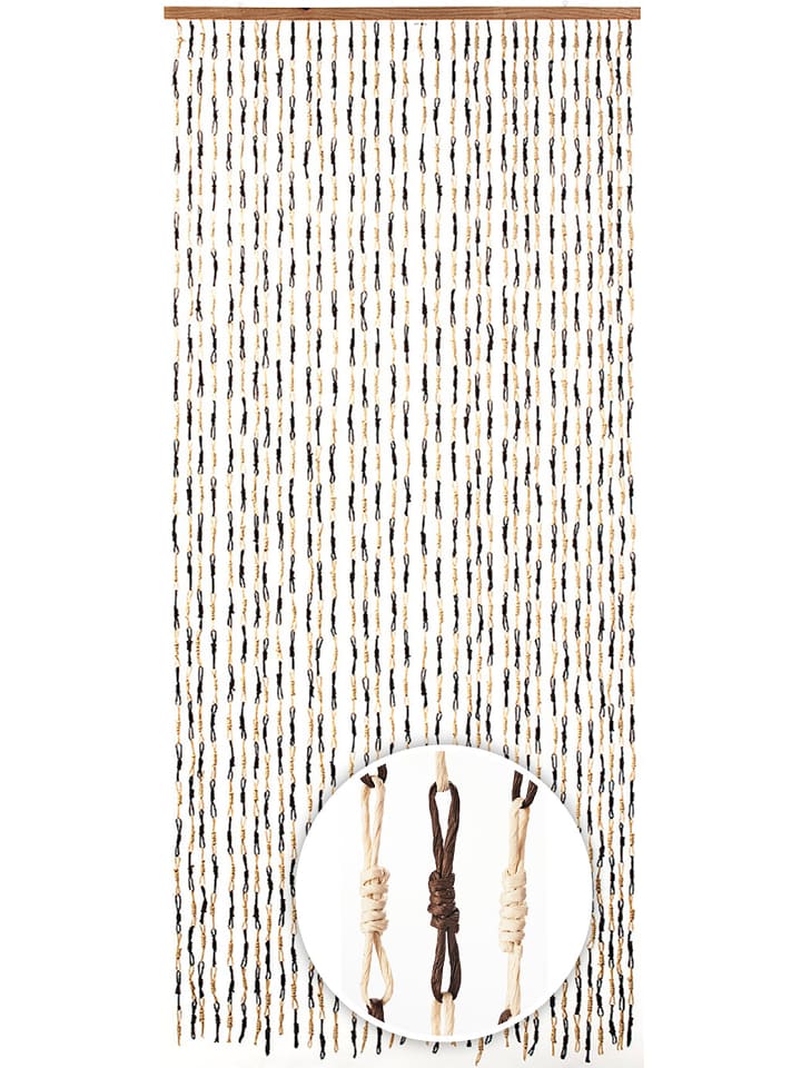 kobolo Vorhang KNOTS200 in Braun günstig kaufen onesize