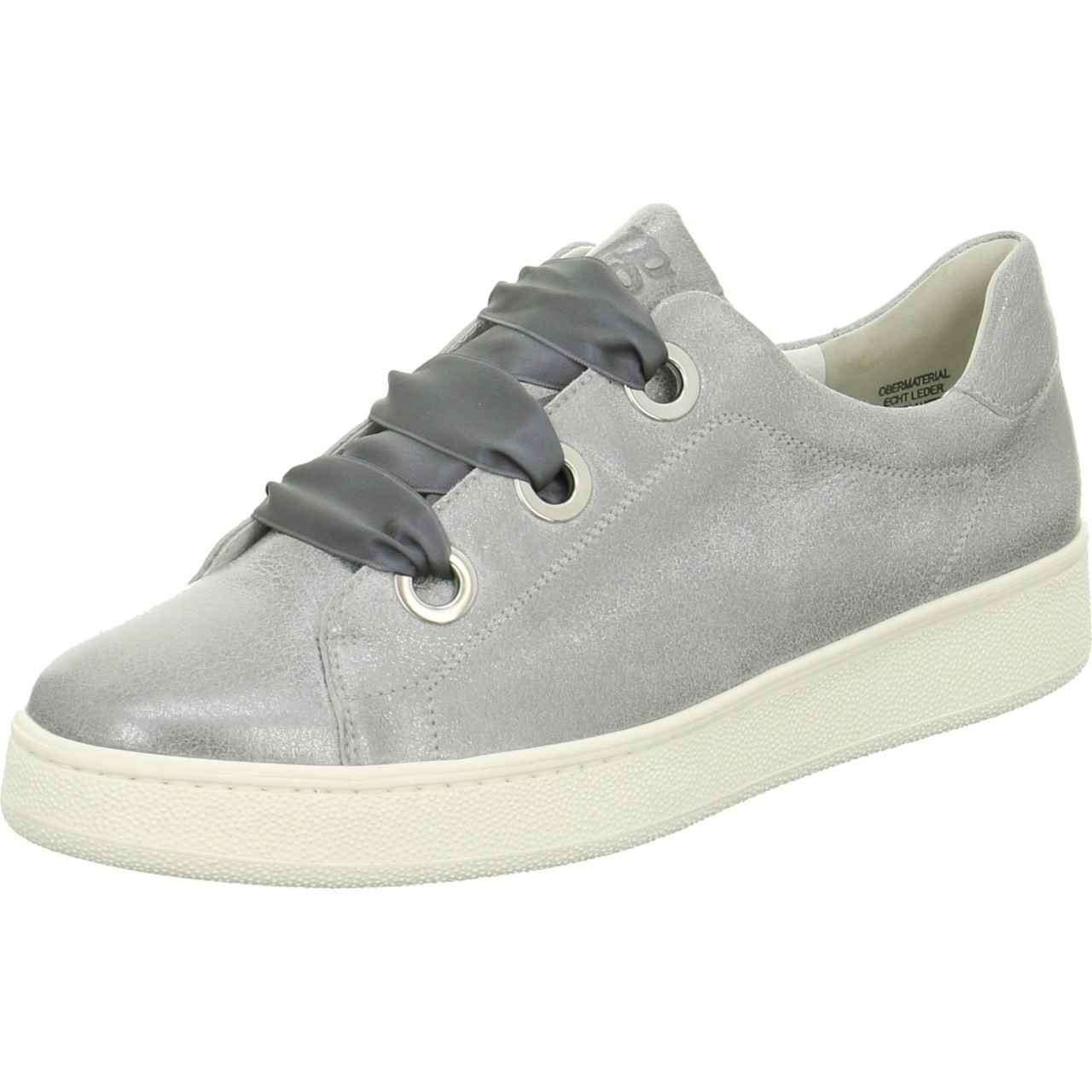 PAUL GREEN Sneaker grau platin Brush Metal