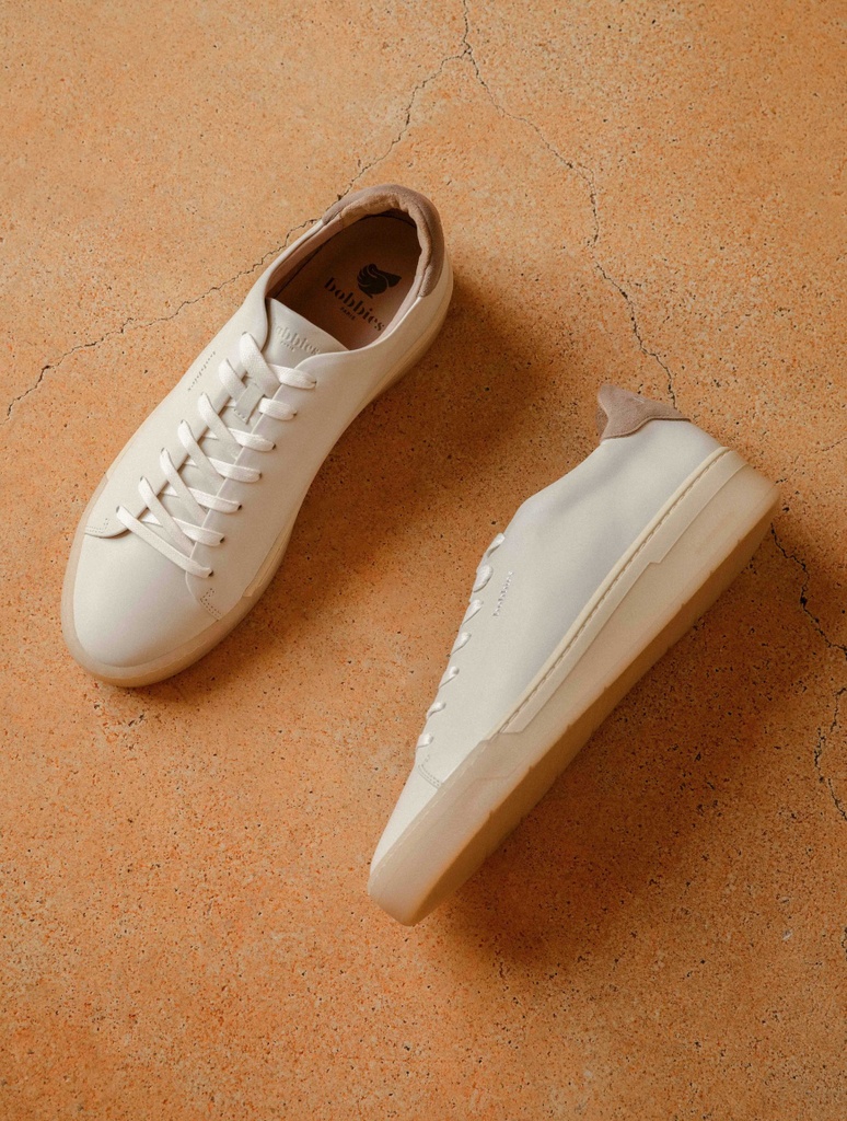 Shaun - Blanc Cassé & Taupe Lin