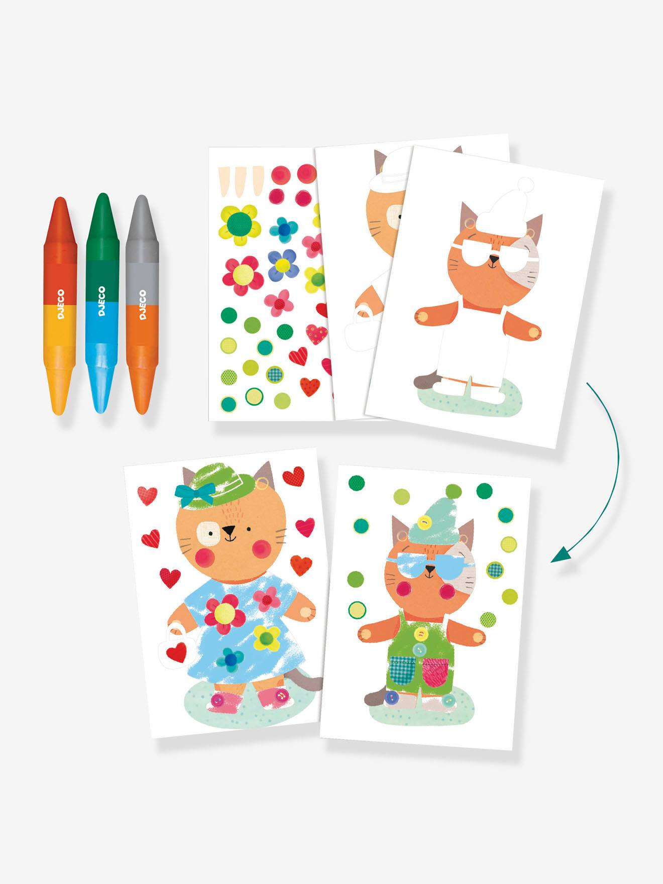 Djeco Kreativ-Set Tiere und ihr Zuhause DJECO - mehrfarbig