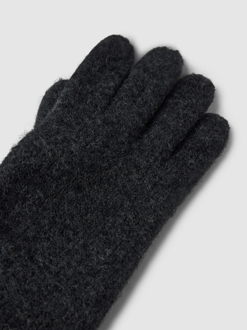 Handschuhe aus Schurwolle Modell 'WALK' in anthrazit