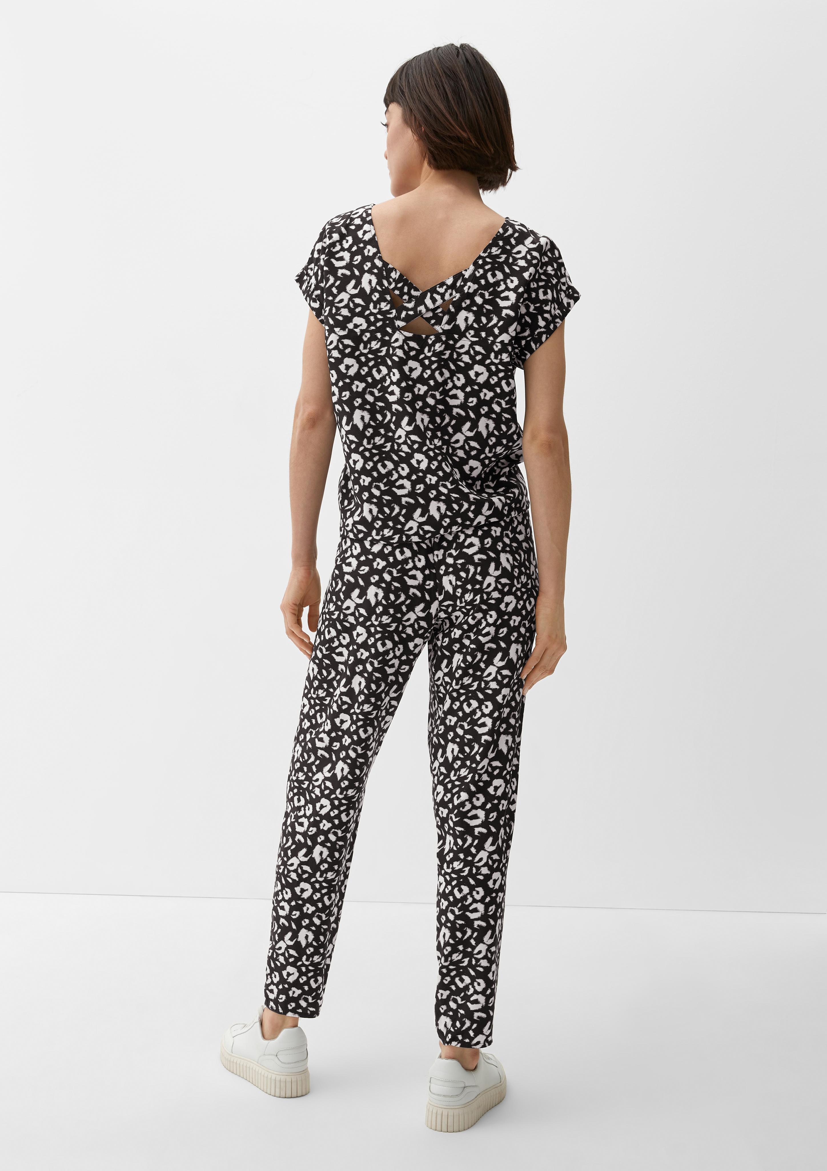 Viskosebluse mit Rückenausschnitt  2132617-99A6