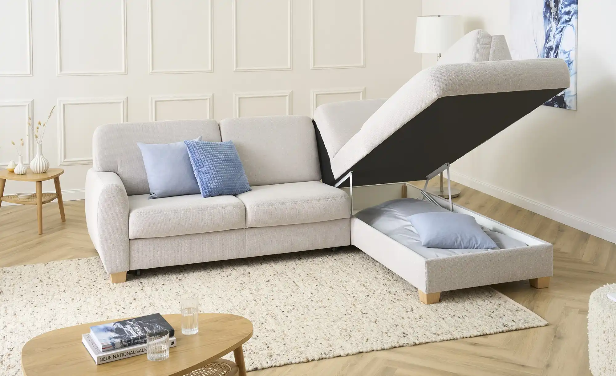 smart Ecksofa mit Schlaffunktion