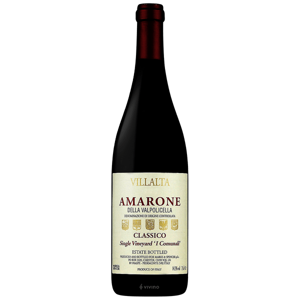 VillaltaSingle Vineyard I Comunali Amarone della Valpolicella Classico 2016