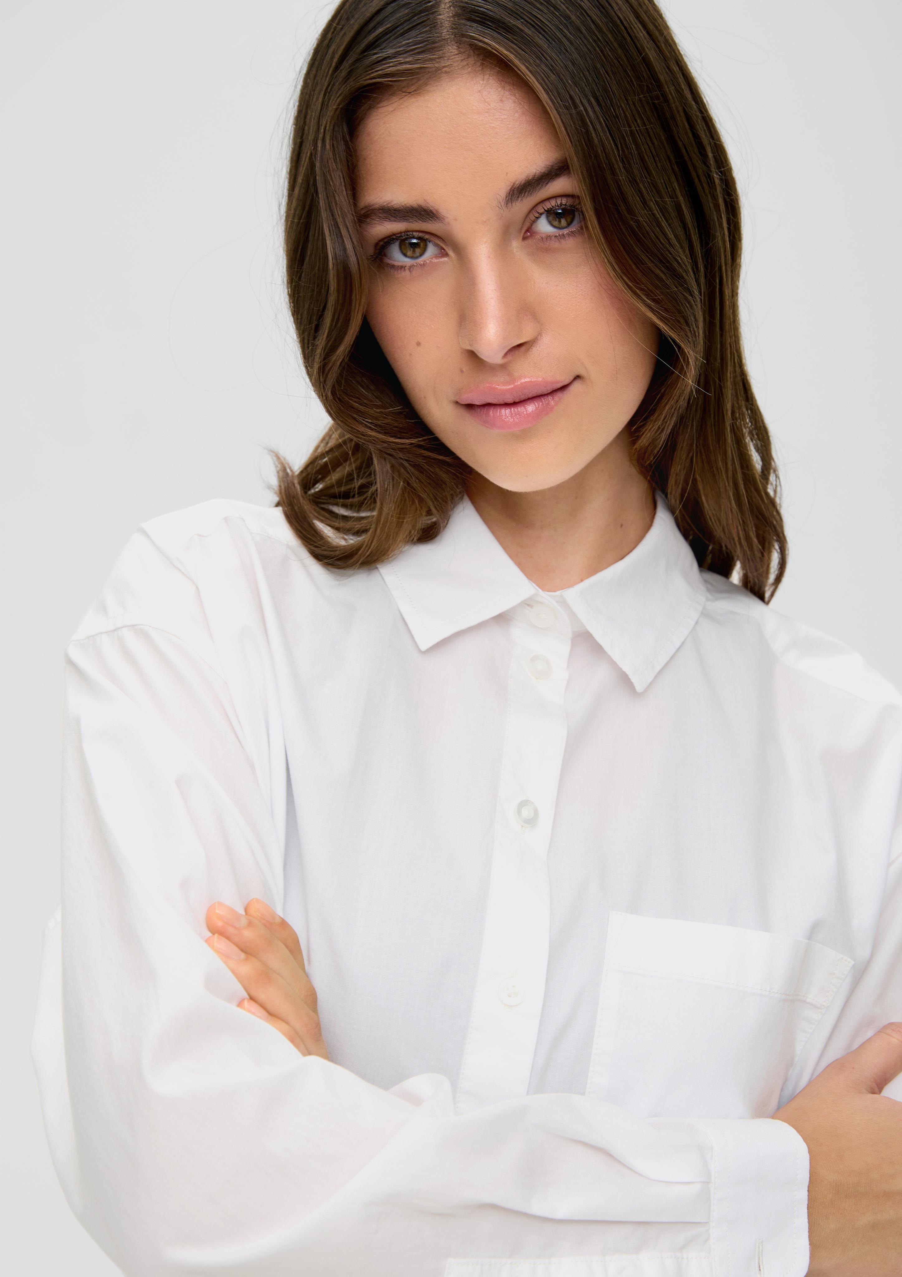 Oversized Bluse aus Baumwolle  2134352-0200