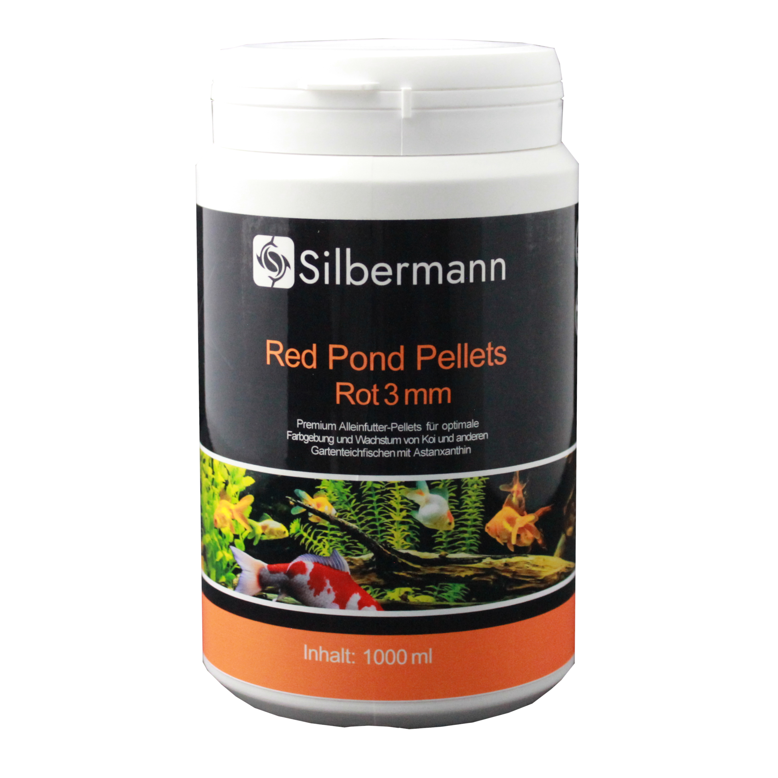 Silbermann Hauptfutter Silbermann Red Pond Pellets 3 mm 1 kg