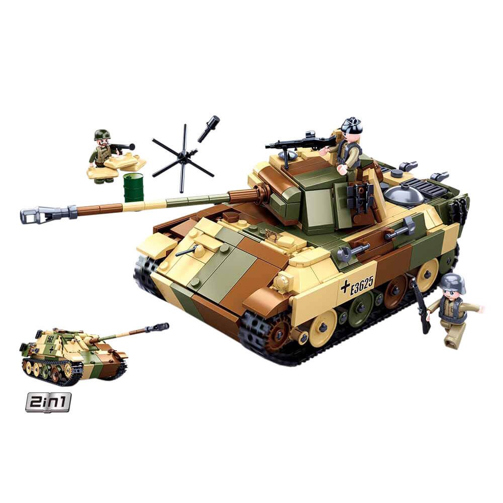 WWII Mittlerer deutscher Panzer Bausteine Set M38-B0859