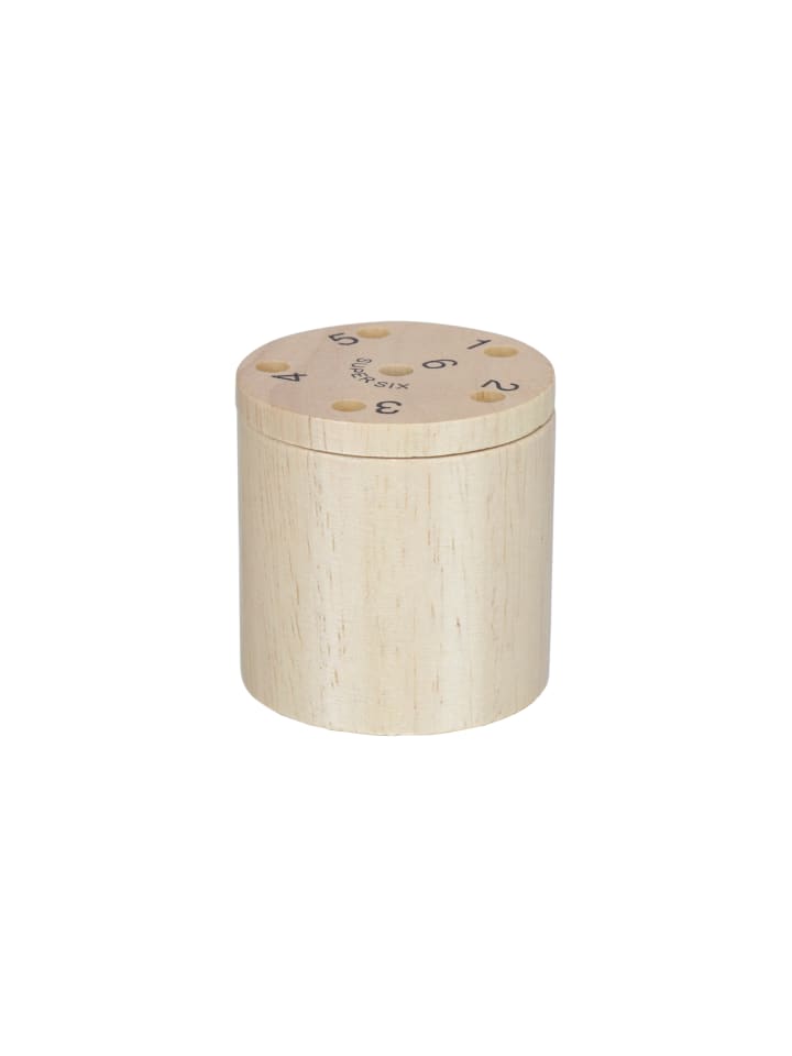 Bestsaller Würfelspiel SUPER SIX aus Holz in Natur/Schwarz günstig kaufen onesize