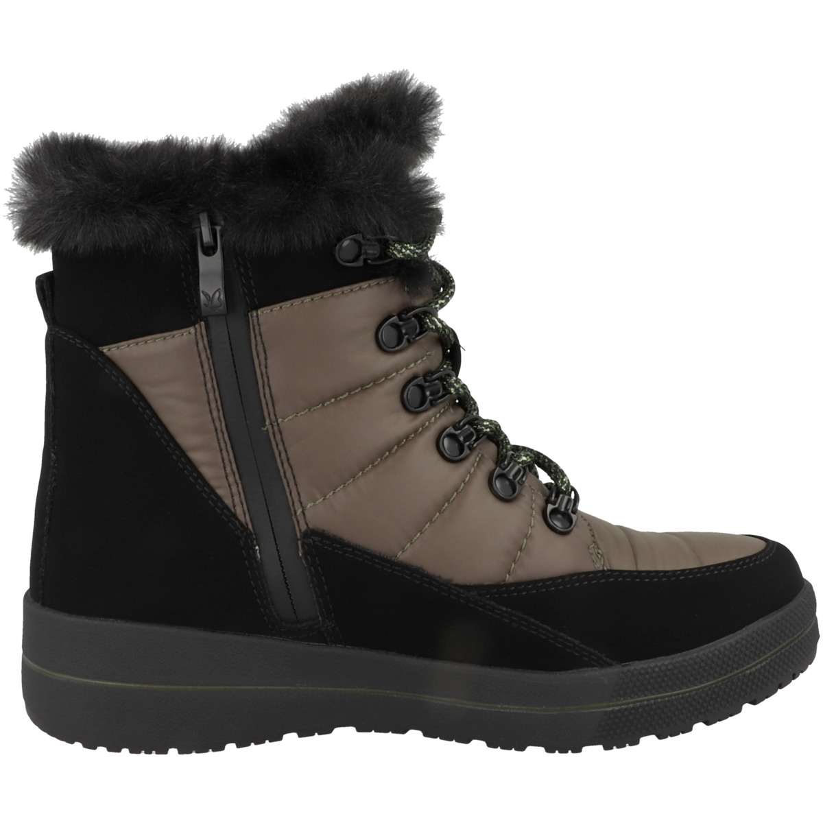 CAPRICE 9-26240-29 Schnürboots schwarz
