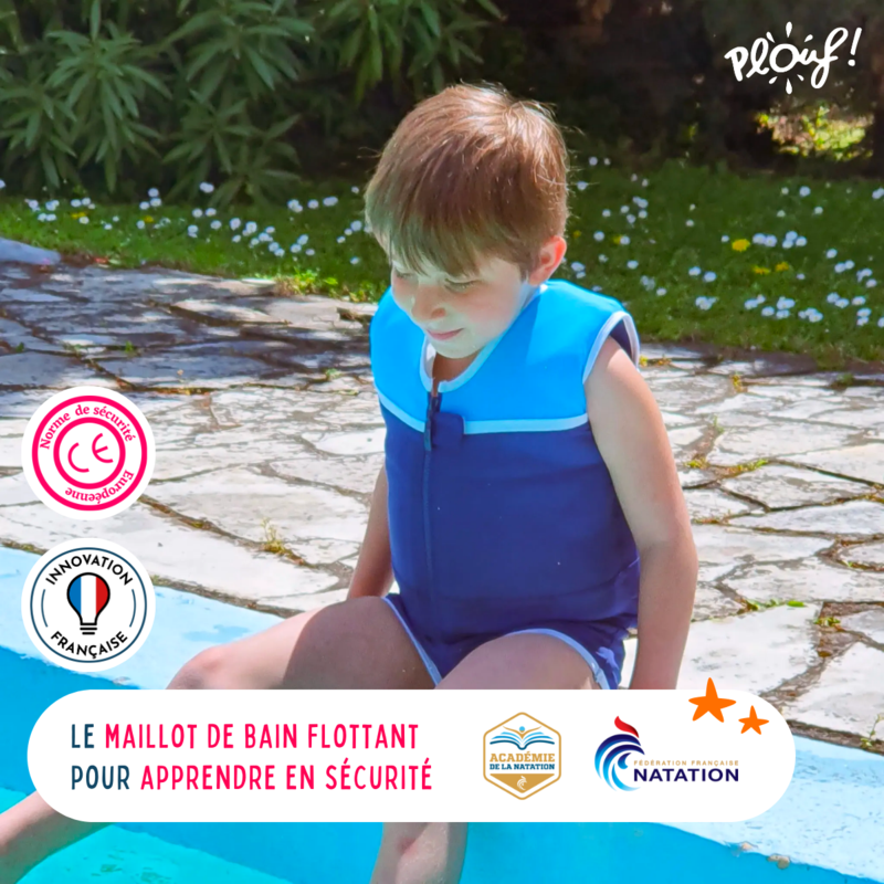 Maillot de bain flottant : Sailor Junior Marine / Taille 3 (15/17kg)