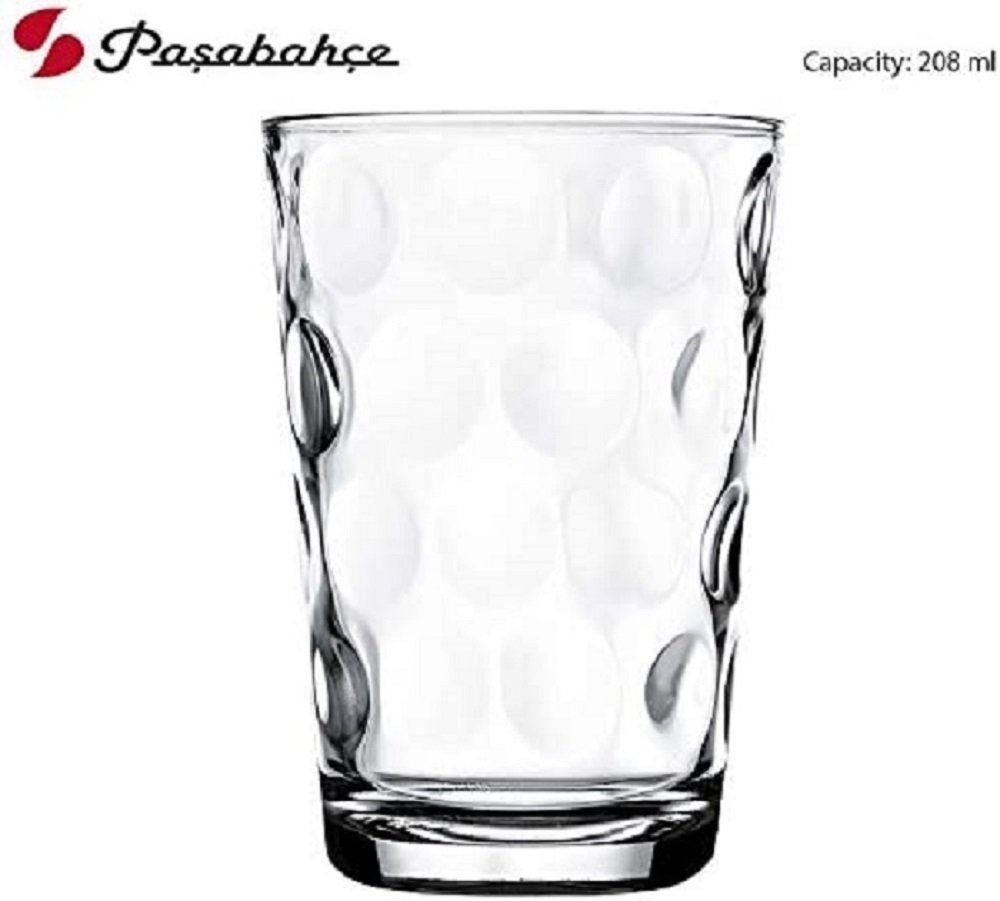 Pasabahce Glas 6er Pack Space Becher Wassergläser 208ml Trinkgläser