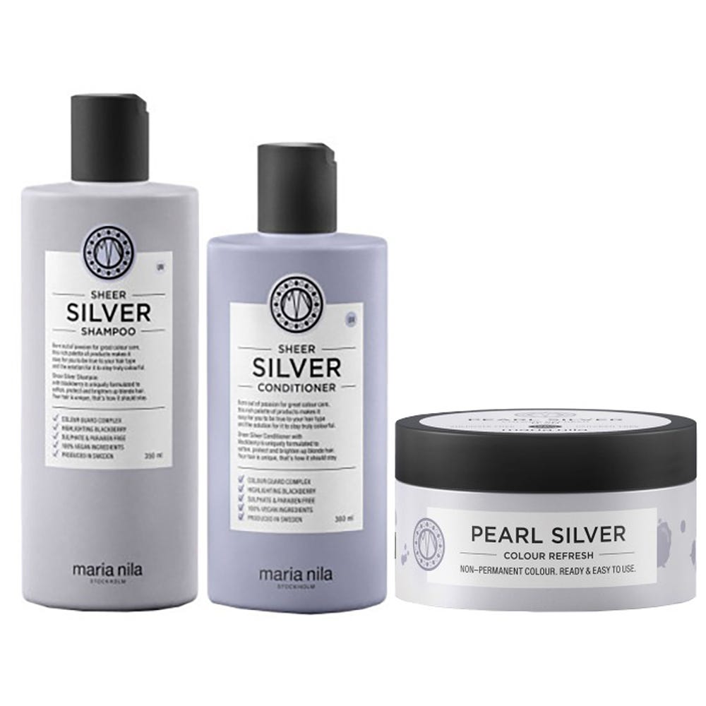 Maria Nila Sheer Silver Pflegeset