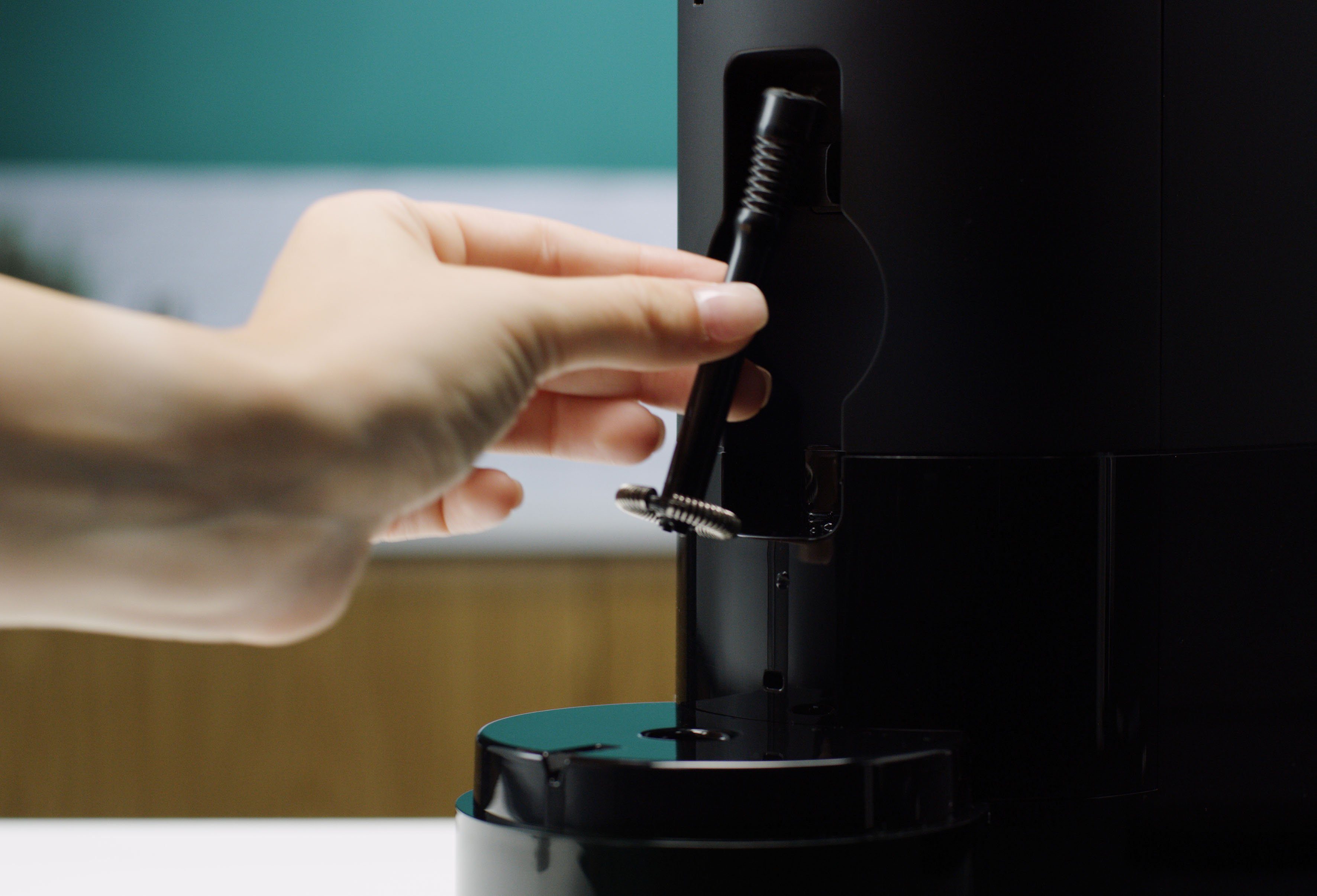 Nespresso Kapselmaschine XN8908 Atelier von Krups, Wassertank: 1 L, 19 Bar Druck, inkl. Nespresso Glastasse + Kapseln