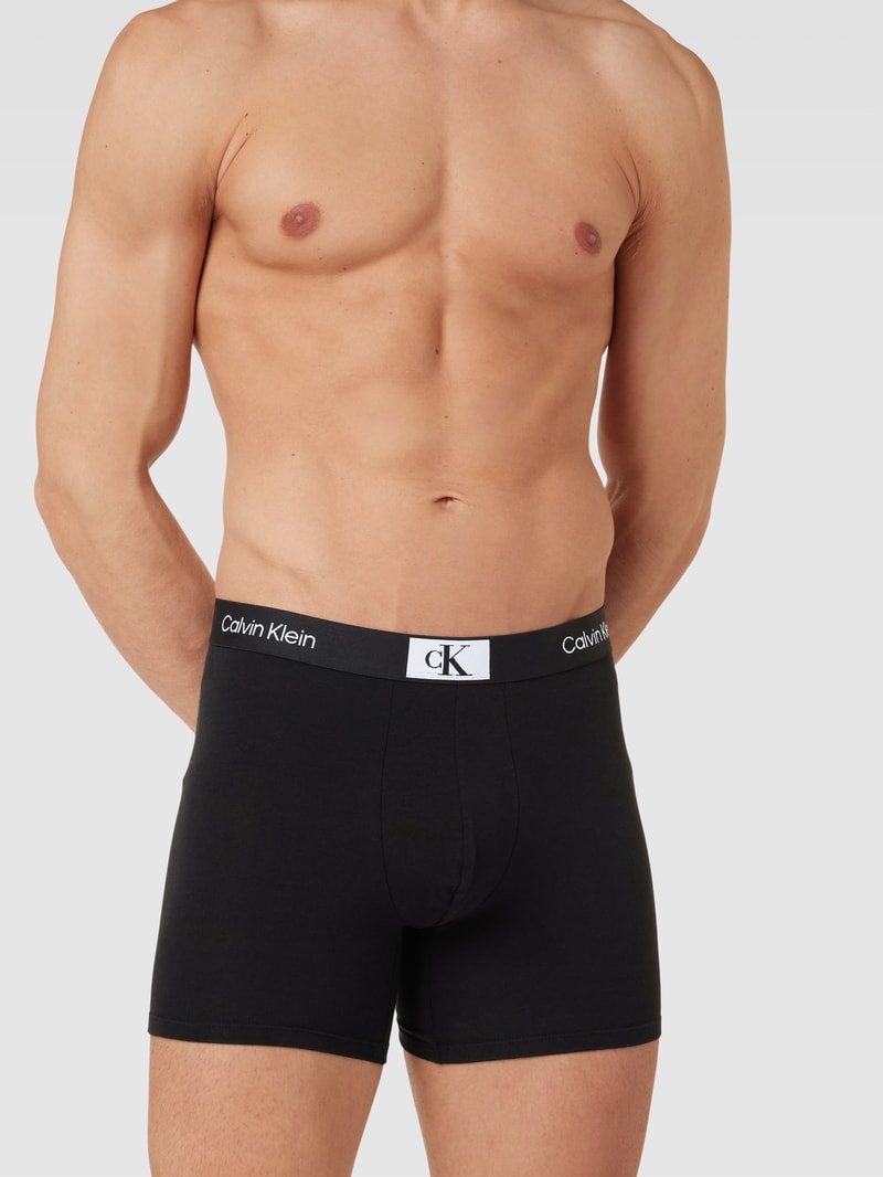 Trunks mit Label-Detail in schwarz