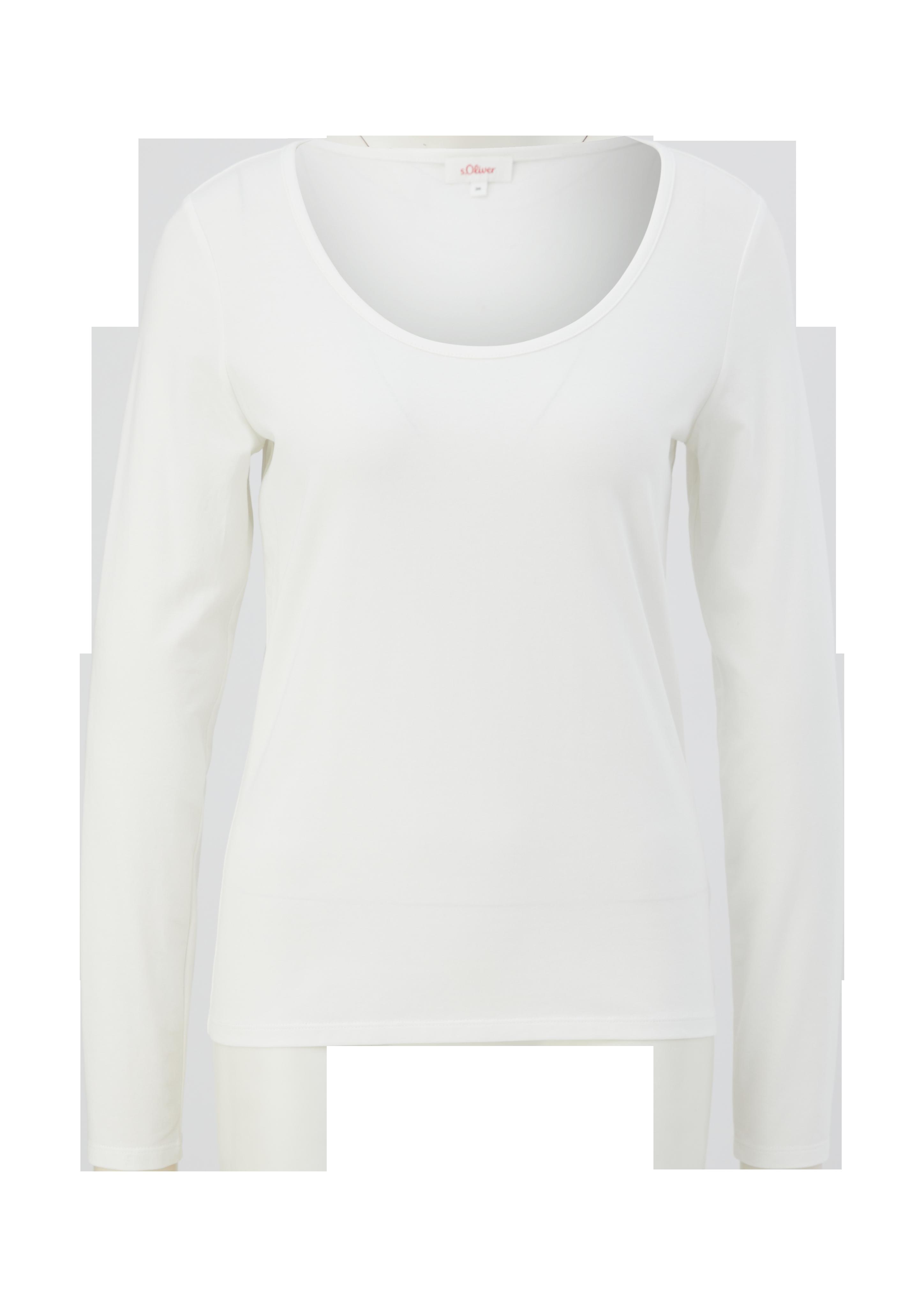 Longsleeve aus Baumwollstretch  2135961-0210