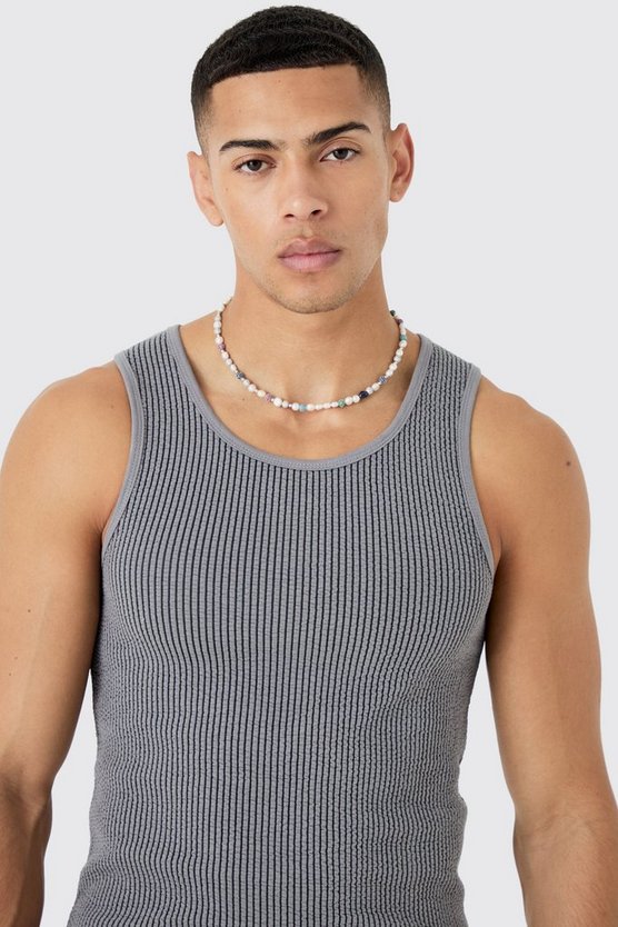 Slim-Fit Ottoman Tanktop
