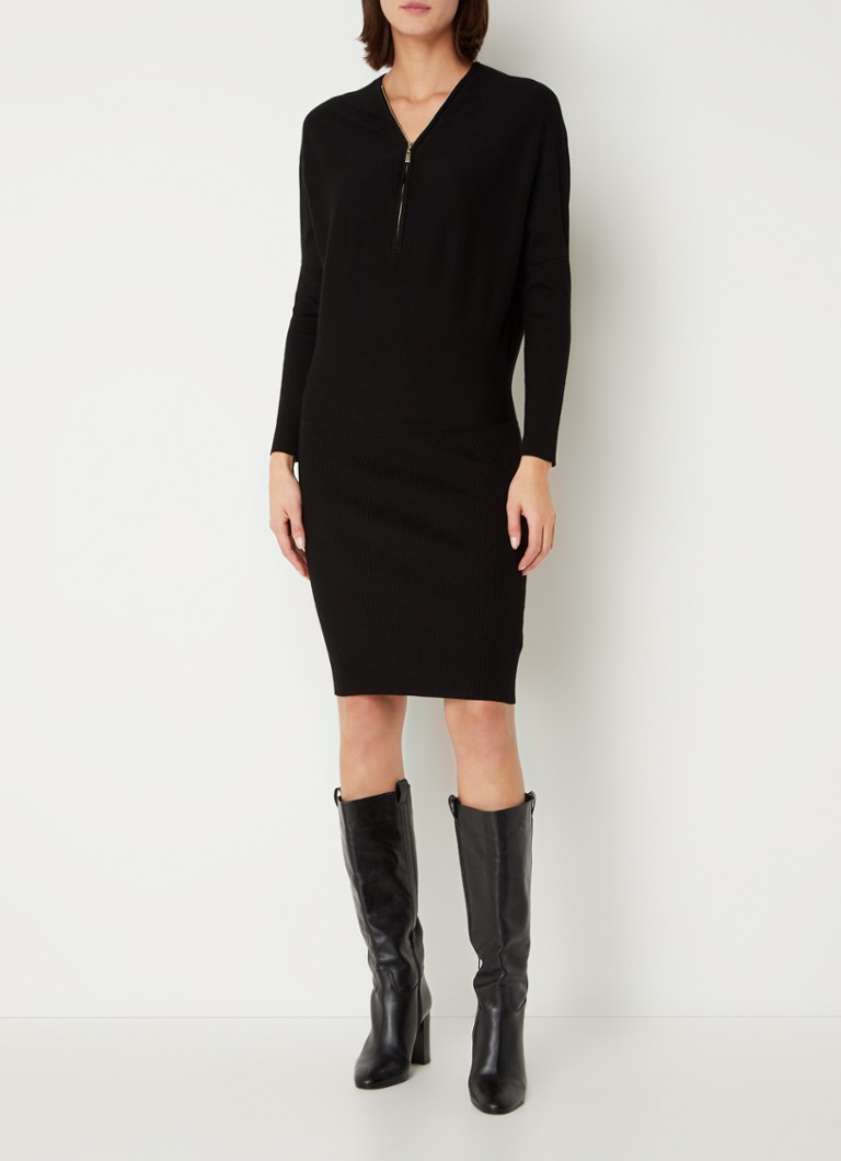 Vestido negro con cremallera Phase Eight Becca 08