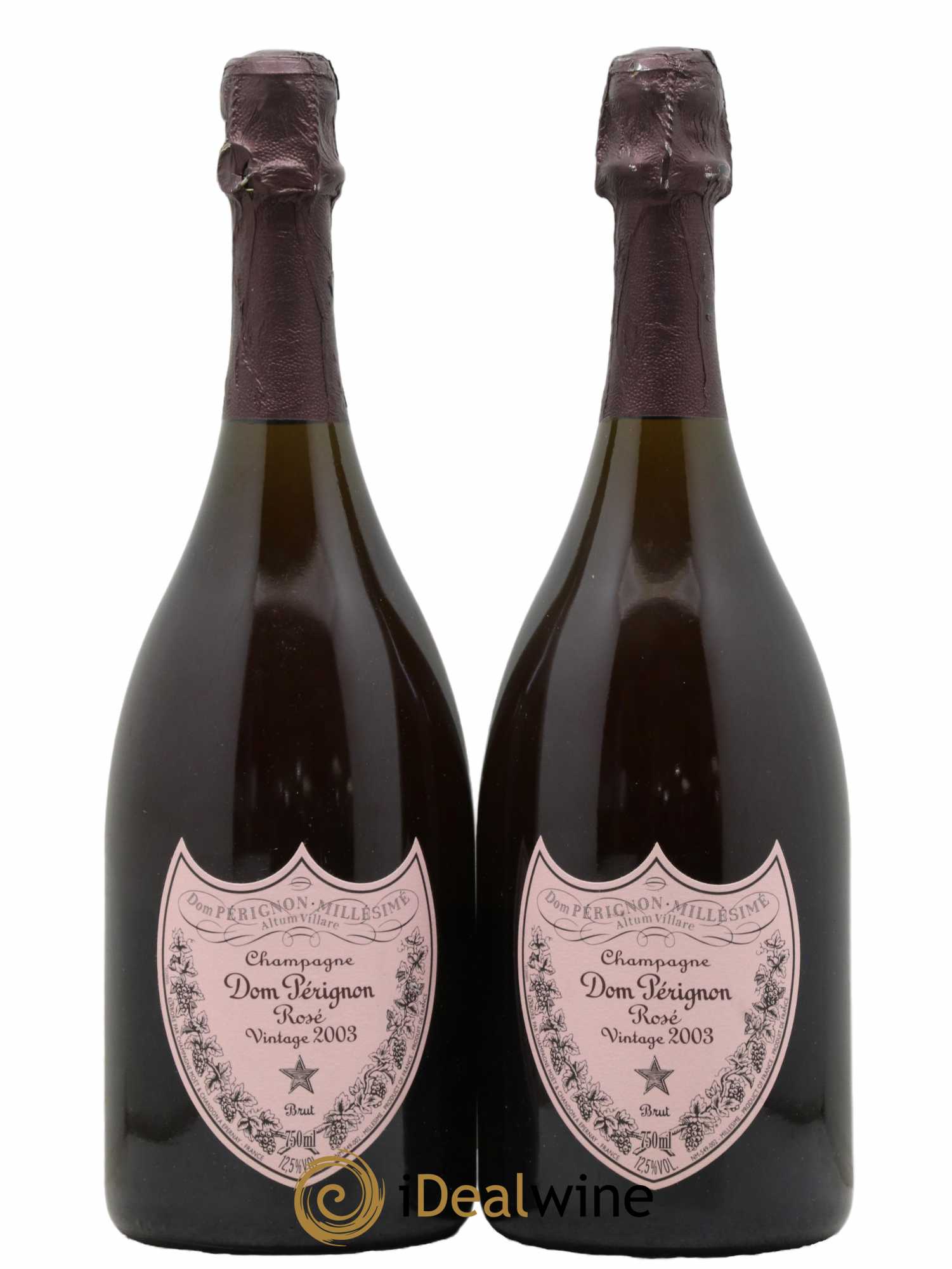Brut Dom Pérignon  2003 - Lot de 2 Bouteilles