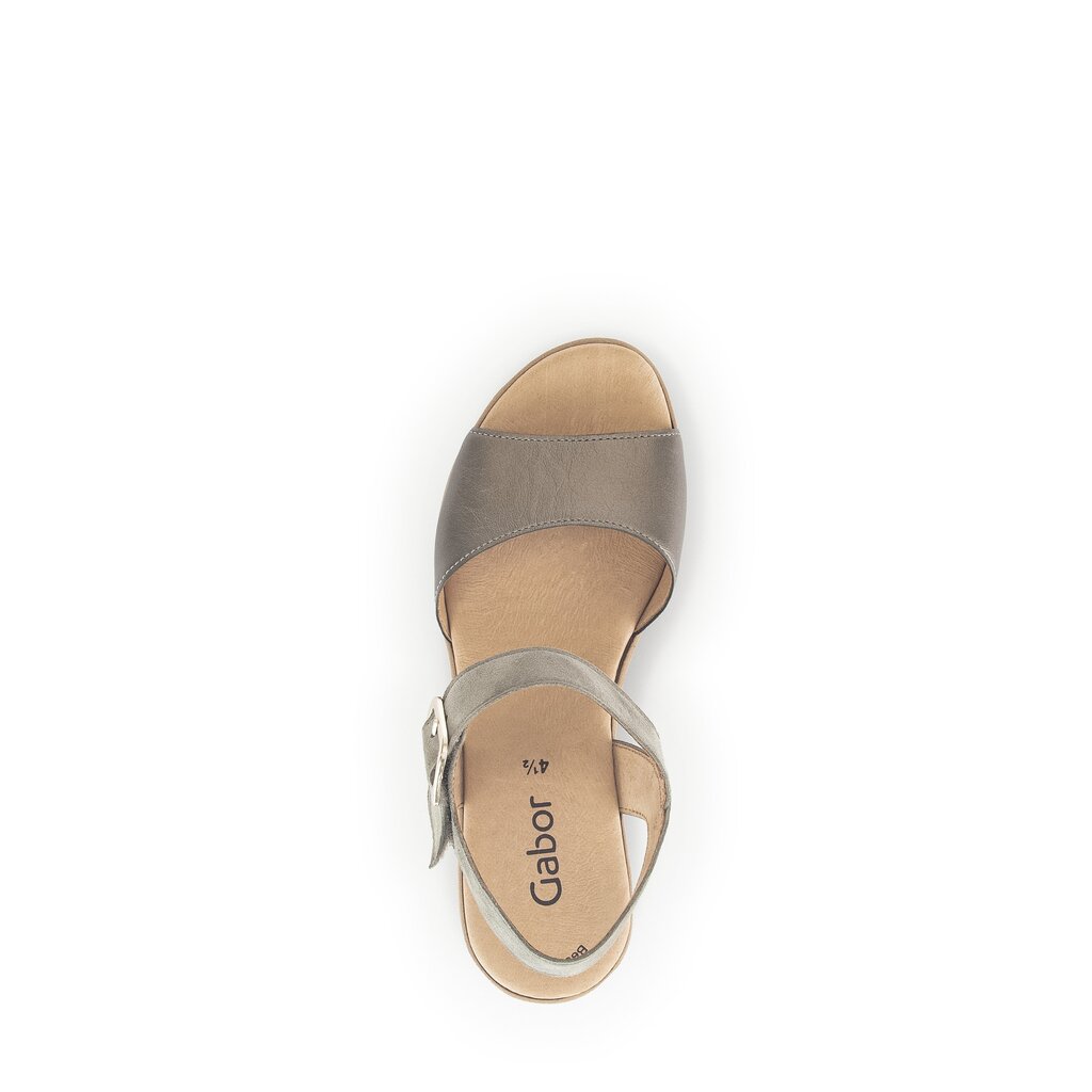 Gabor fashion Keilsandalette grün