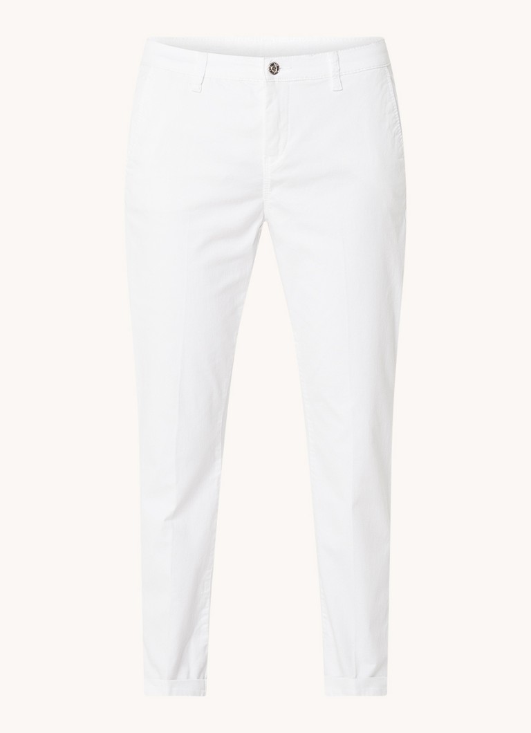 MAC Jeans Mid waist slim fit cropped chino with side pockets and stretch