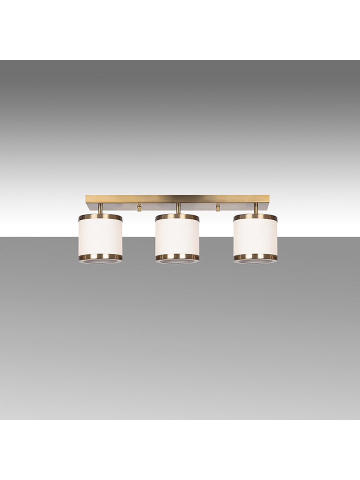 Opviq Deckenleuchte in Weiß/ Gold - (B)66 x (H)21 cm günstig kaufen onesize