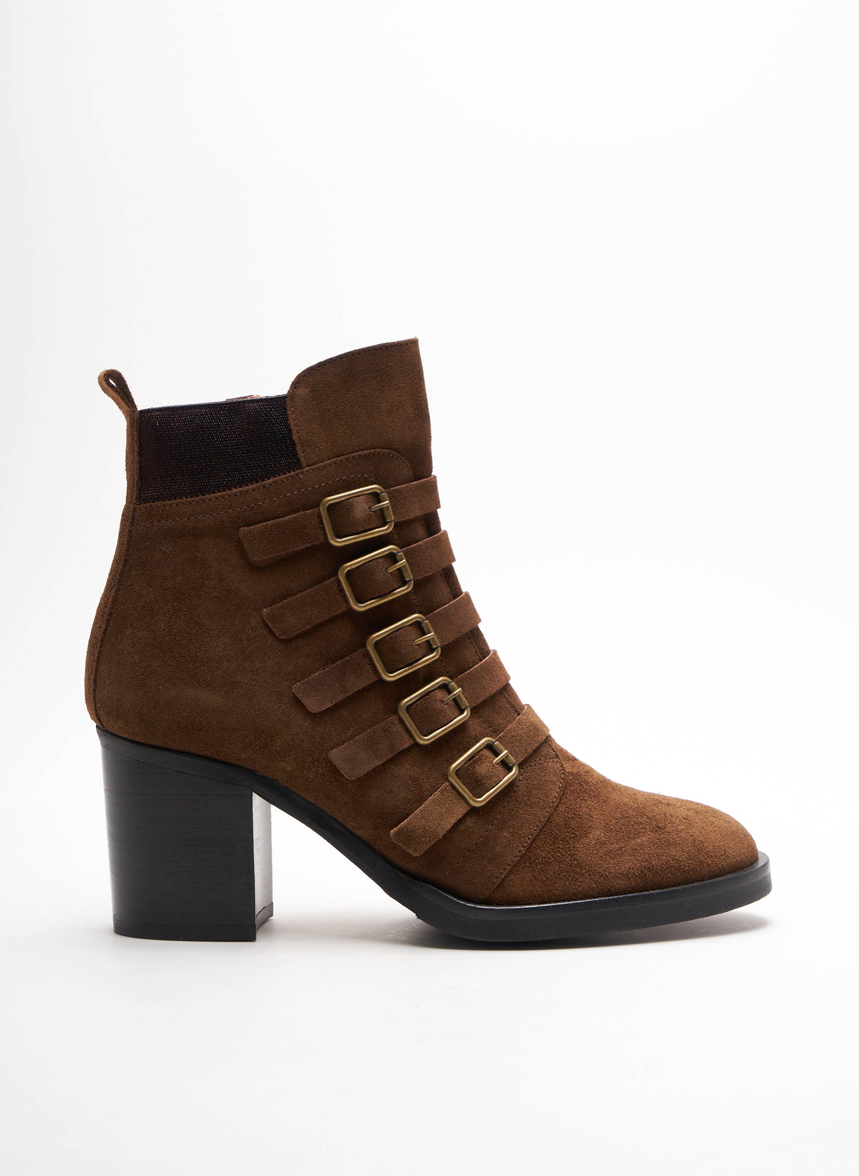Dansi Bottines Femme couleur marron