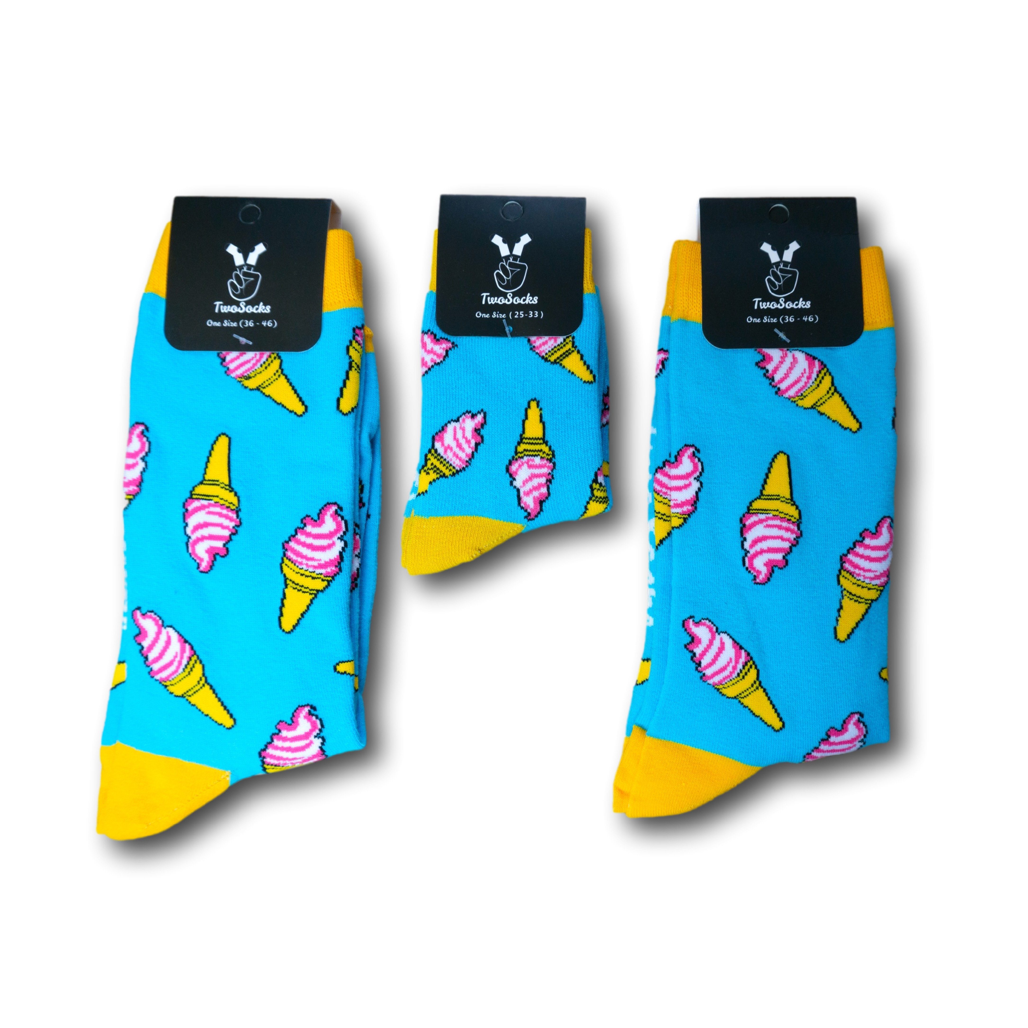 TwoSocks Freizeitsocken Lustige Socken Partnerlook 3x Socken, Familien Set, Mutter Vater Kind (Set, 3 Paar) 3er-Pack