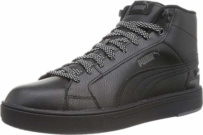 PUMA Sneaker schwarz Serve Pro Mid Puma Tex