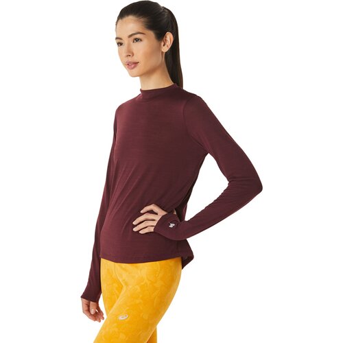 DAMEN T-SHIRT RUNKOYO MOCK NECK LS TOP
