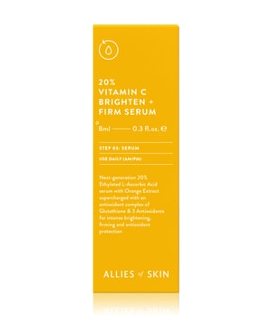 ALLIES OF SKIN 20% Vitamin C Brighten + Firm Serum Gesichtsserum 8 ml