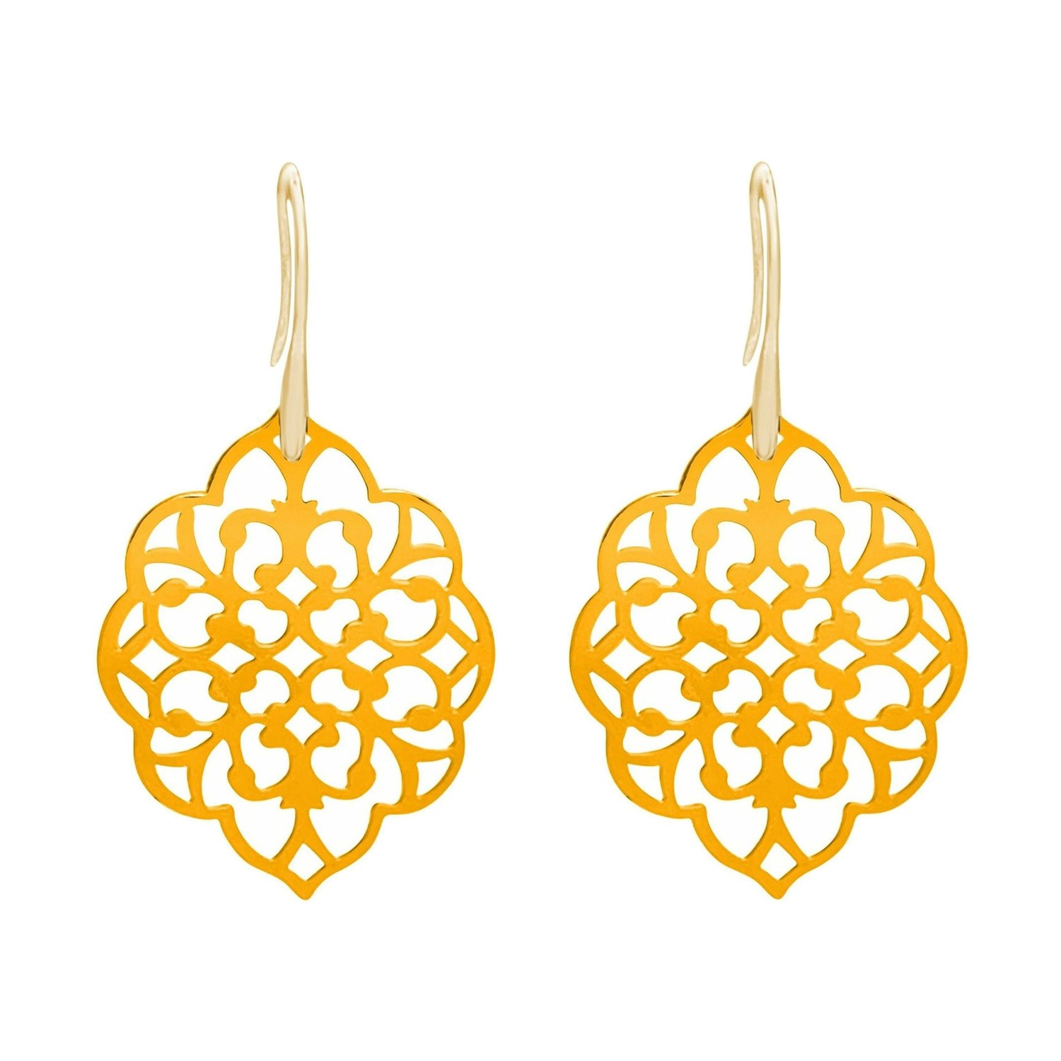 Ohrhänger 'Ohrhänger Mandala Bohemian ORANGE'