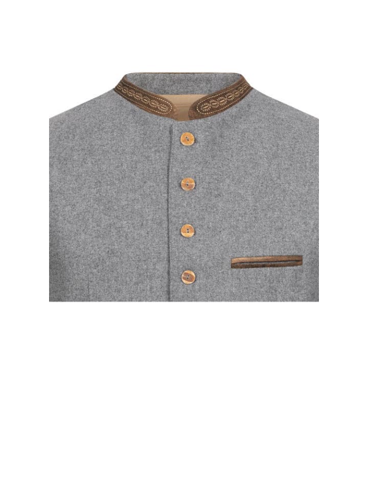 Nübler Trachtengilet Gustl in Granit günstig kaufen