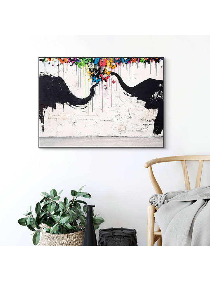 Orangewallz Gerahmter Kunstdruck 