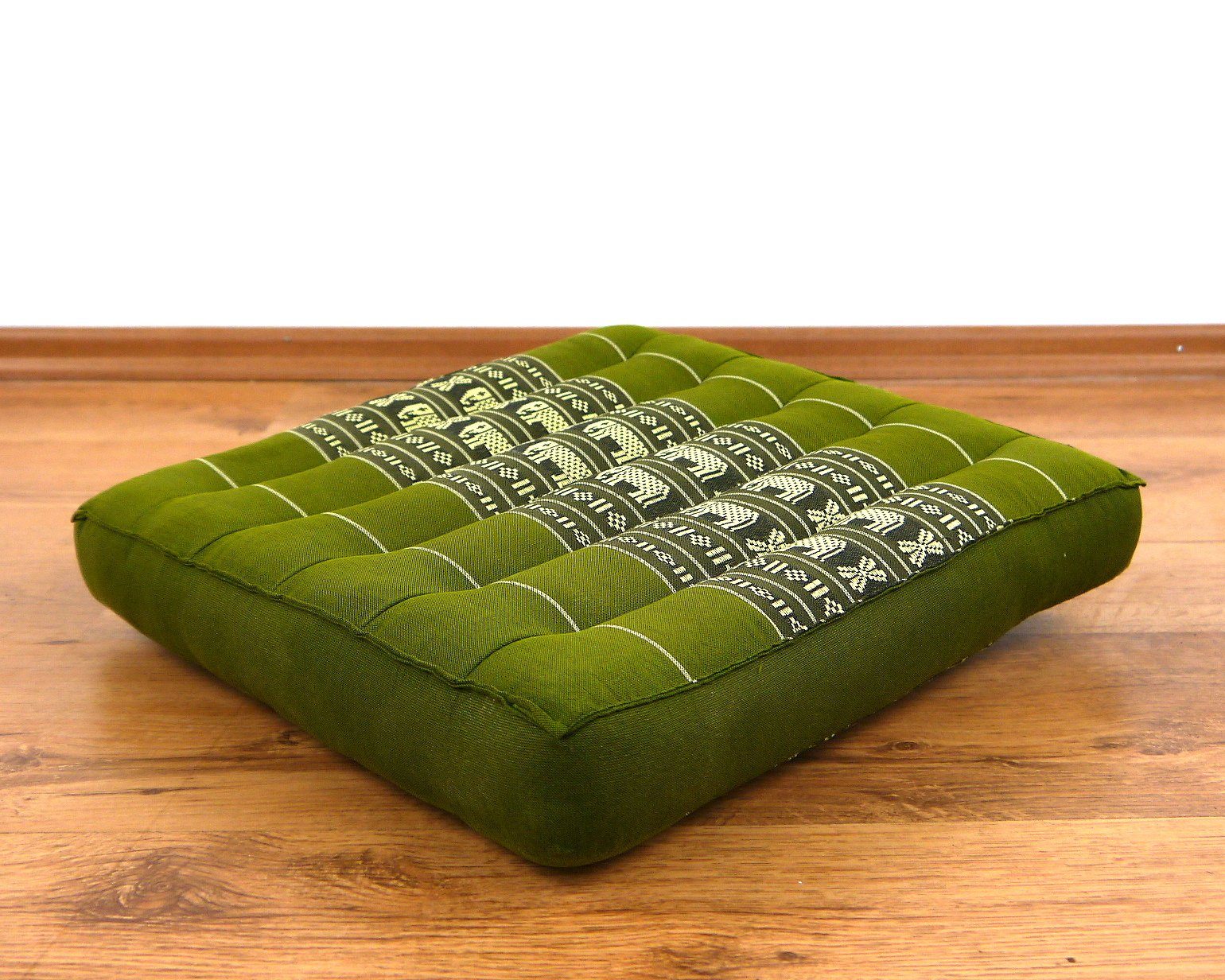 livasia Sitzkissen Sitzkissen 35 cm, vegan und handgefertigt, 35x35x6cm, Kapok