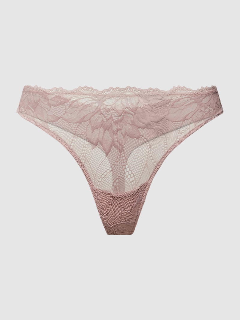 String mit Lochmuster Modell 'Lotus' in rosé