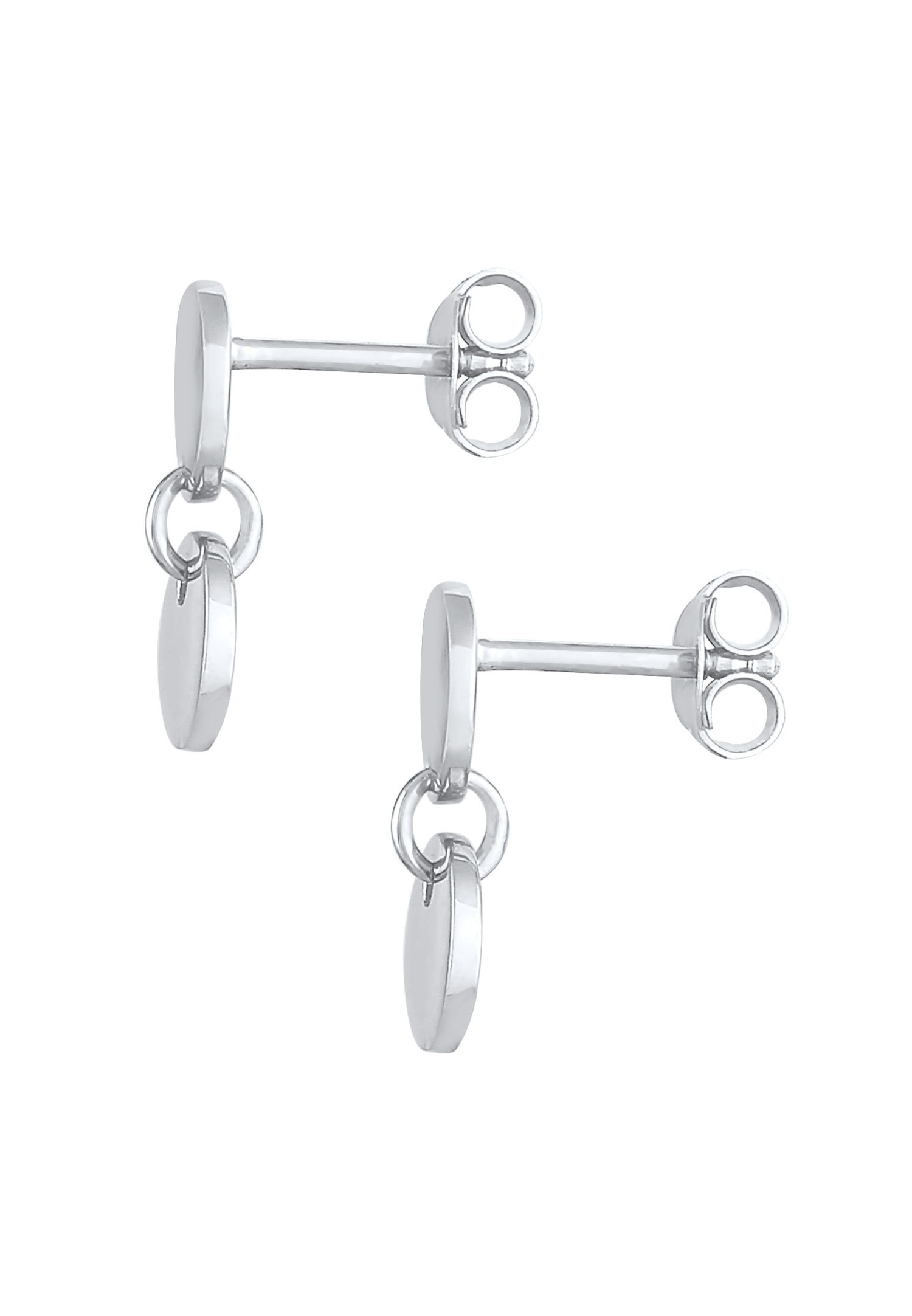 Elli Women's Earrings with a trendy bohemian look in 925 sterling silver plated with gold