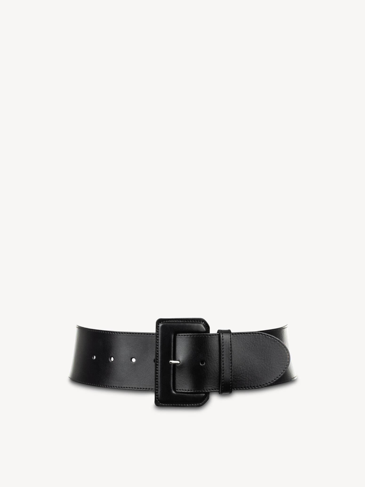 Ceinture de taille en cuir - noir