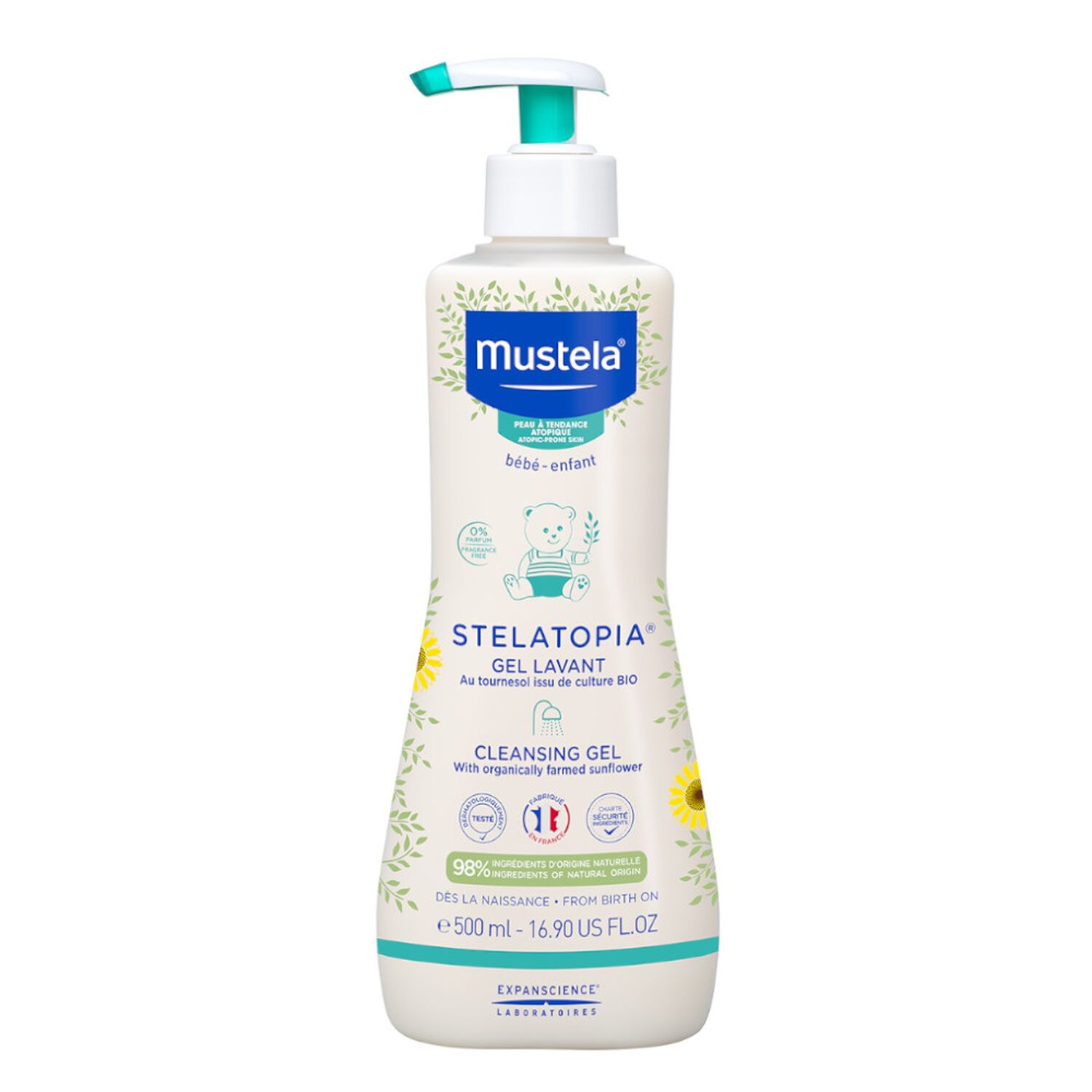 Mustela Gel Lavant Stelatopia® Sécheresse Extrême