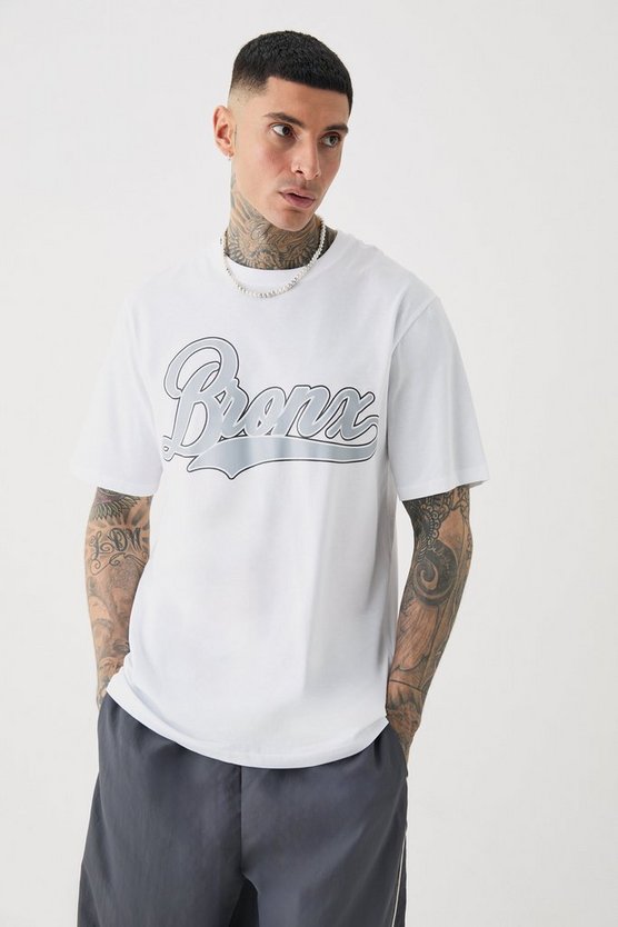 Tall T-Shirt mit Bronx-Print