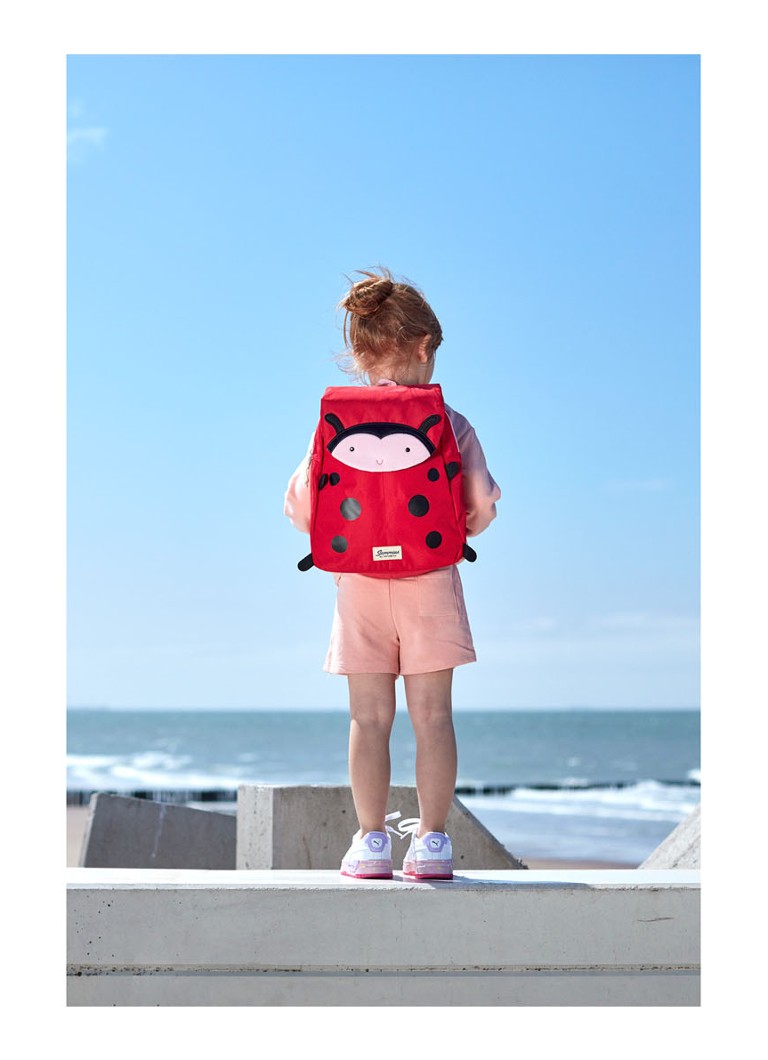 Mochila Samsonite Happy Sammies Eco Ladybug Lally S+ com estampa