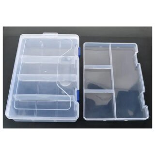 MK3 Sortierhilfe / Token Case / Plastik Box + Extra Tray 23 x 16 x 6 cm (8 Fächer)