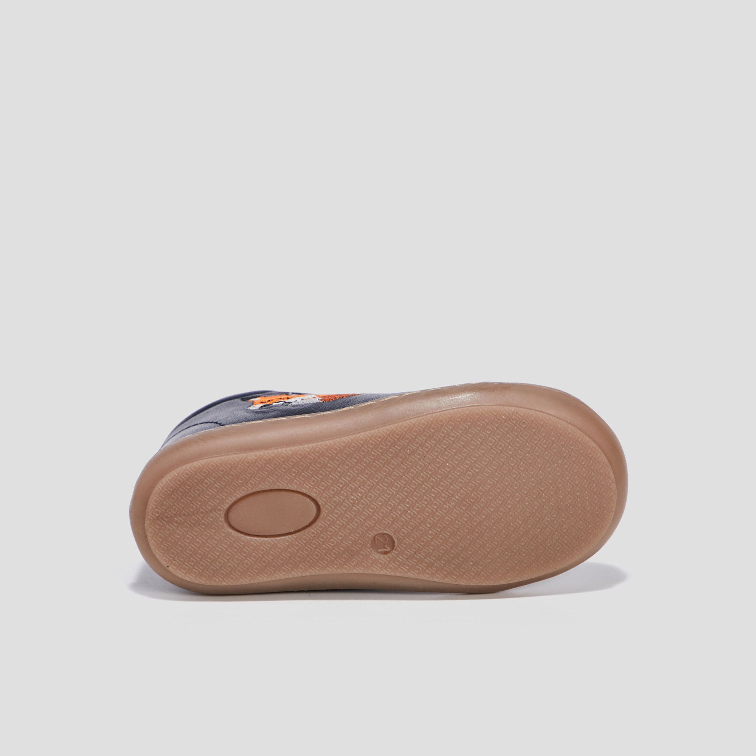 Bottillons à lacets en cuir bleu marine bébé garçon | La Halle