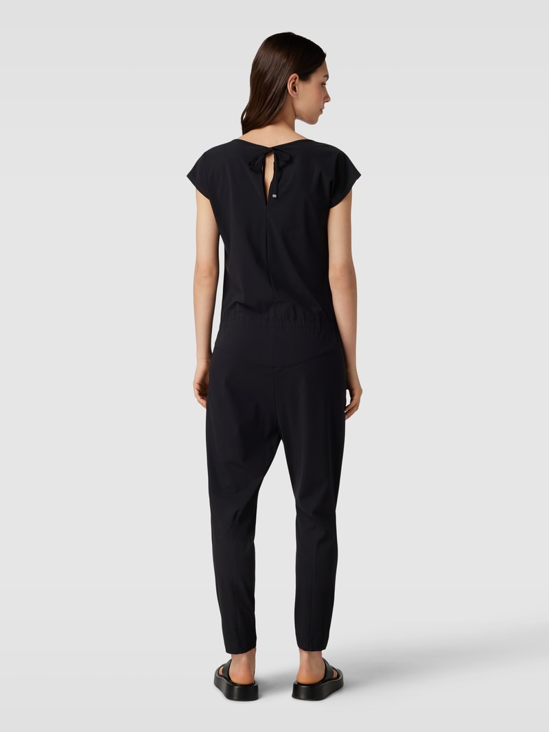 Jumpsuit mit V-Ausschnitt Modell 'GIRA' in schwarz