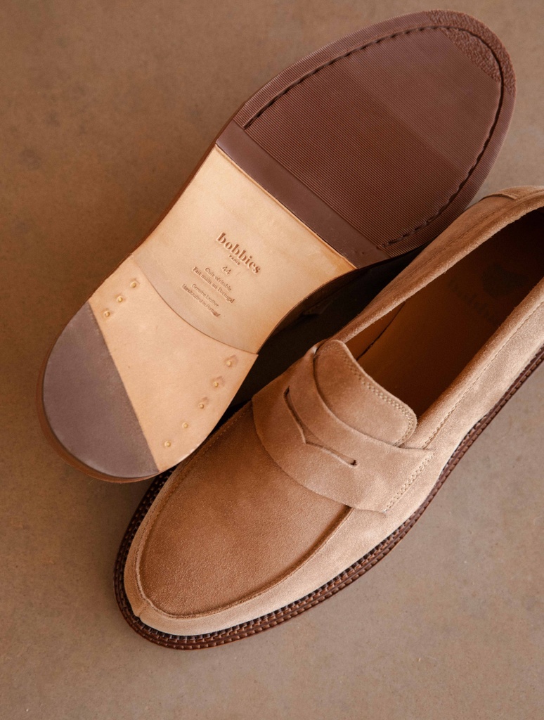 Mark - Taupe Mohair
